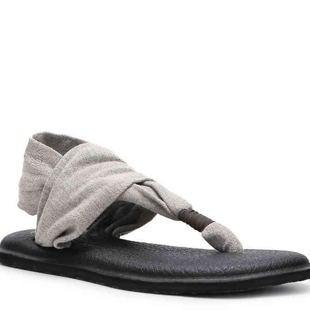 Sanuk Yoga Sling Sandal NWT Sz 8 Grey
